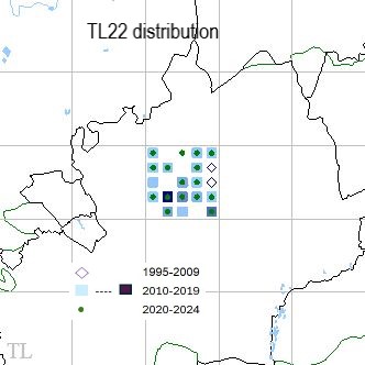 Brown Argus TL22 distribution