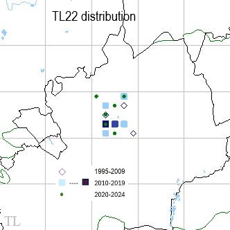 Clouded Yellow TL22 distribution