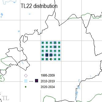 Marbled White TL22 distribution