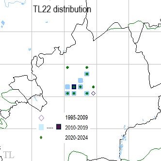 Silver-washed Fritillary TL22 distribution