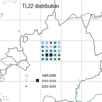 Small Skipper TL22 distribution Small Skipper TL22 distribution