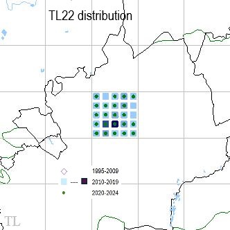 Speckled Wood TL22 distribution