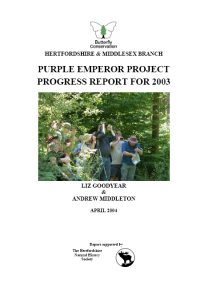 Progress Report 2003